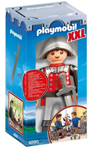 Playmobil 4895 Caballero Xxl 65cm Gigante  Original Edu