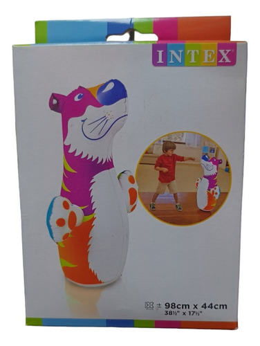 Muñeco Inflable Punch Bop Bags Animales P/niños Intex