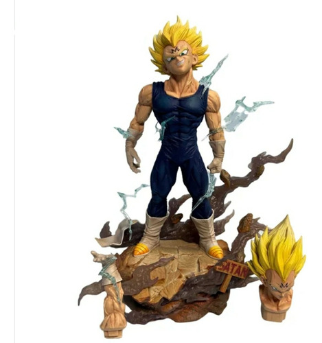 Figura Majin Vegeta Efectos Dragon Ball