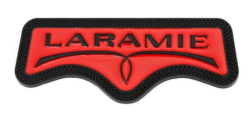 Emblema Laramie Rojo Con Negro Ram 700 1500 2500