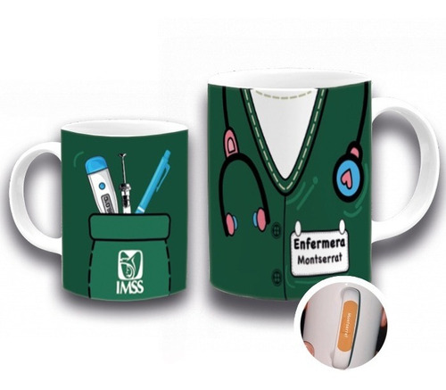 Taza Personalizada Enfermeria Imms Enfermera Regalo