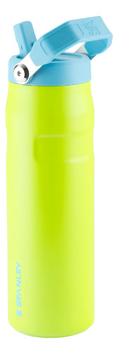 Garrafa Aerolight Flip Straw Heat Wave Com Canudo 710ml Cor Bright Lime