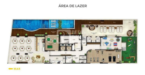 Imagem 3 de 13 de Azzure Residence Frente Avenida 3 Suítes - 00221