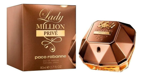 Perfume Paco Rabanne Lady Million Prive Edp 80 Ml Para Mujer