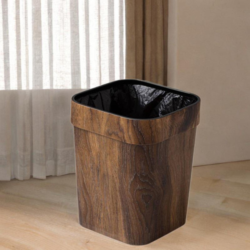 Papelera Rústica Portátil Para Dormitorio, Oficina,