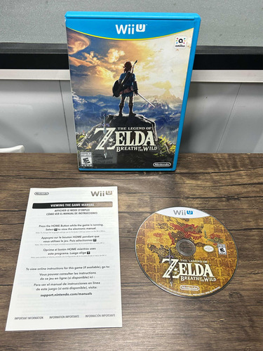 Zelda Breath Of The Wild Wii U Primera Edición