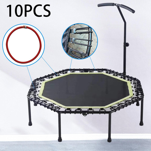 Cuerdas Elásticas Compatible Con Trampolín De Fitness Rojo