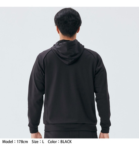 Imagen 6 de 6 de Campera Interior Térmica Rs-taichi Warmride Hooded Black