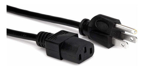 Hosa Pwc-141 cable De Alimentación Iec C13 Nema 5 15p 1 pies