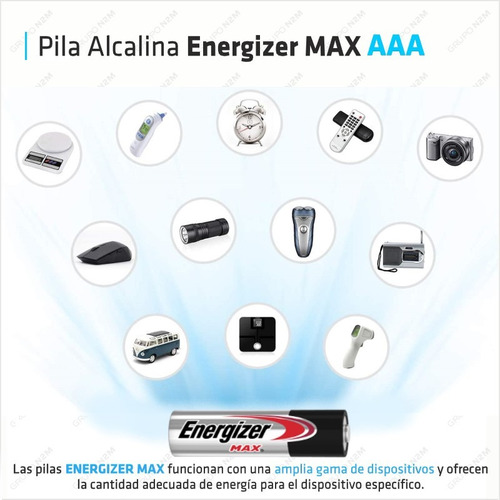 Imagen 4 de 10 de Pilas Aaa Energizer Max Alcalina Pack 4 Unidades