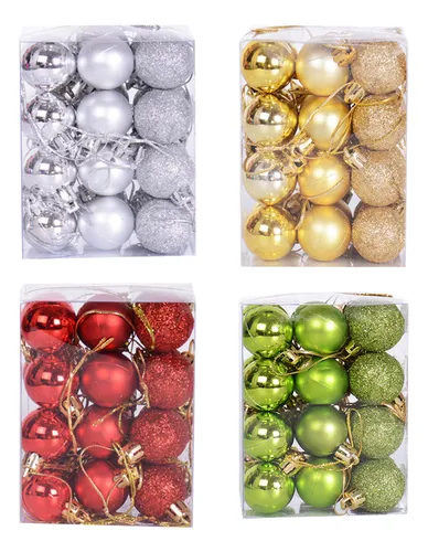 comprar Adornos Colgantes De Bolas Navideñas, Surtidos, 96 Piezas