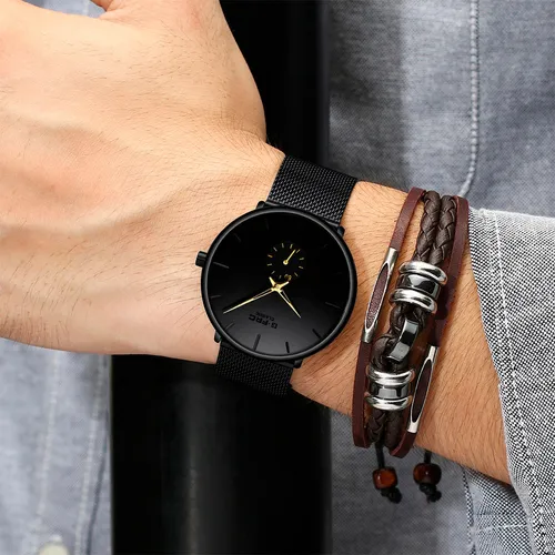 Reloj G-force Original C-301 Elegante Negro + Estuche