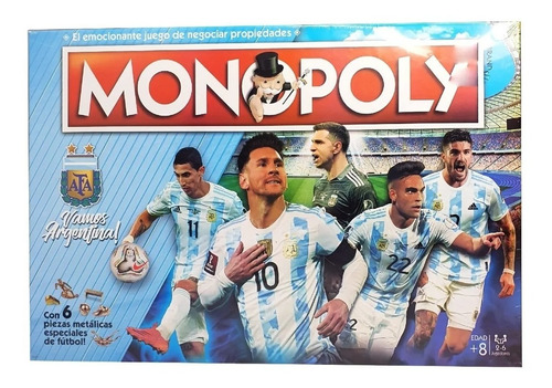 Juego De Mesa Monopoly Selección Argentina Fútbol Afa