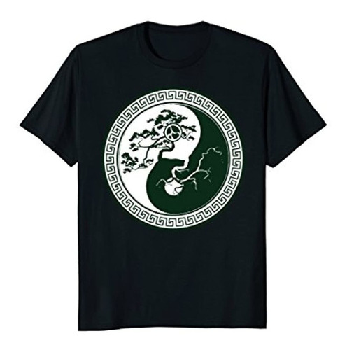 Yin Yang Bonsai Tree Japanese Buddhist Zen Shirt 