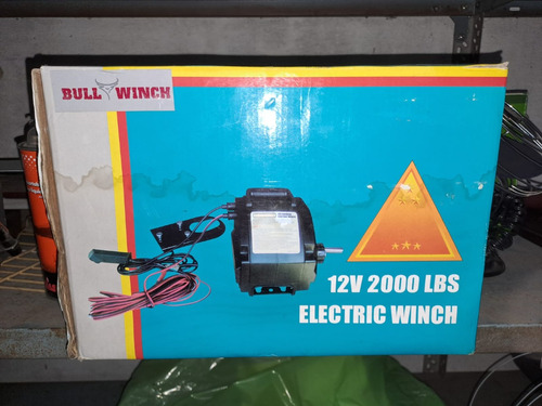Malacate Electrico Bull Winch 12v 2000 Lbs
