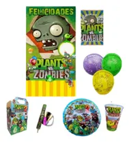 Comprar Paquete Fiesta Cumpleaños Plantas Vs Zombies 20 Invitados** 