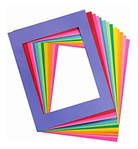 Marcos De Papel Grandes Y Coloridos, 24 Frames, Colores