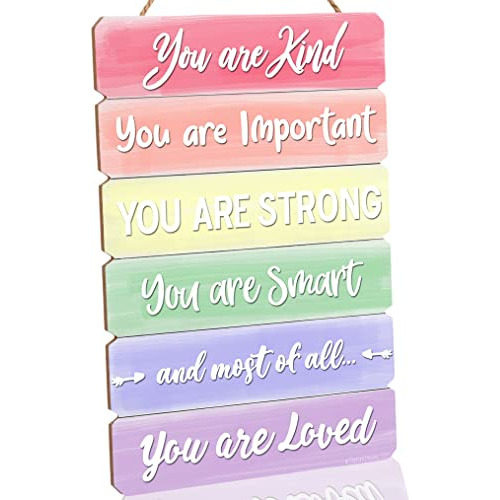 Rainbow Decor Cute Wall Decor Wall Sign 12x17 Inches Ra...