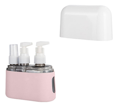 Botellas De Viaje Para Artículos De Tocador 3 Piezas Rosa