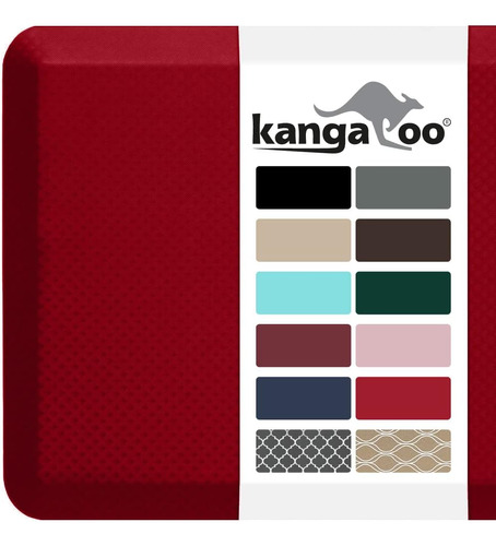 Alfombra Antifatiga Kangaroo 152 X 51 Cm. Rojo