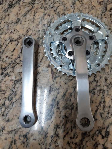 Pedivela Shimano Alívio Fc-mc16 Japão. Caloi Aluminun Outras (Usado)