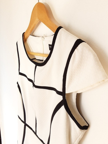 Vestido Dorothy Perkins Blanco Y Negro