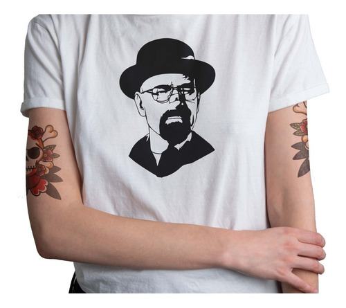 Polera Breaking Bad Walter White Hombre Mujer Blanca Serie