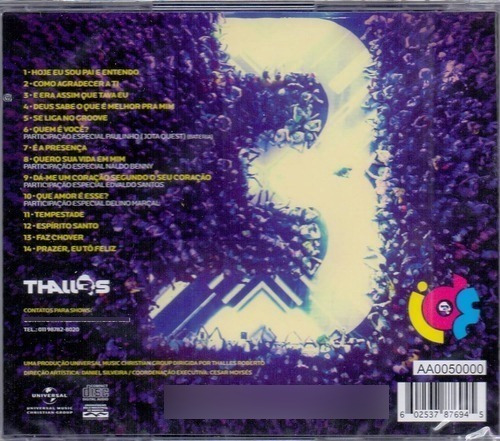 Cd Thalles Roberto Ide Ao Vivo(novo Lacrado Original) Gospel
