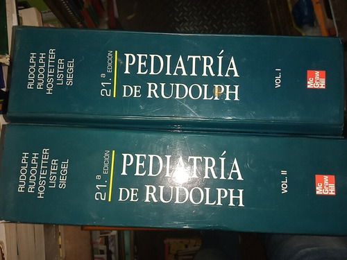 Libro . Pediatria De Rudolph . 2 Tomos