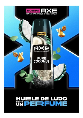 Pack Promo X 12 Unidades | Axe Desodorante Corporal 48 Hs Pure Coconut
