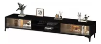 Comprar Centro Entretenimiento Moderno 65 Pulgadas Tv Con Luces Led Negro