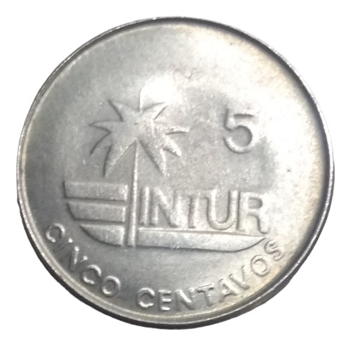 Moneda País Del Caribe 5 Centavos Instituto Turísmo Envío 55