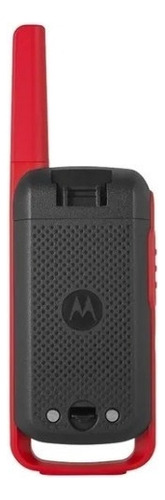 Rádio Talkabout Motorola T210br 32km E Fone De Ouvido Bandas De Freqüência Frs Cor Vermelho