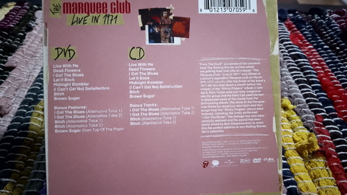 Rolling Stones - Marquee Club Live - From The Vault Cd Dvd Edición Limitada (Usado)