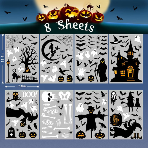 Halloween Window Clings Halloween Window Stickers Decoration