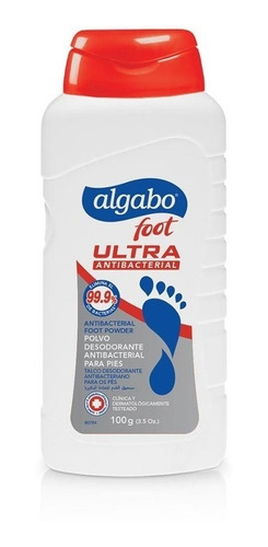 8 Talco Para Pies Antibacterial Algabo 100 Gr ( Mayorista )
