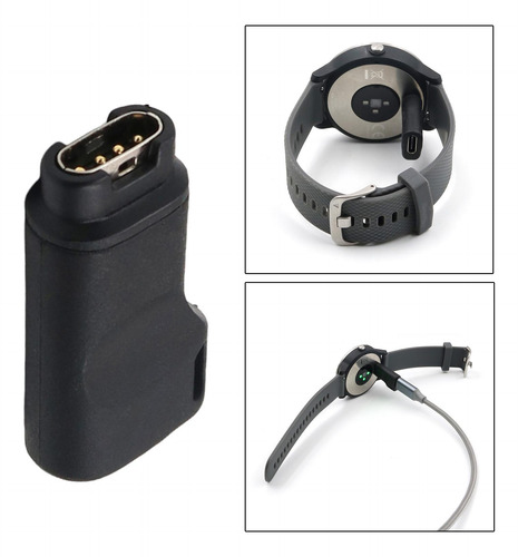 2 Adaptador De Cargador Usb 3.1 Compatible Con Garmin Fenix