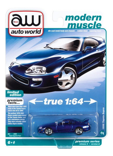 Auto World -awsp Supra Royal Sapphire Blue Metallic