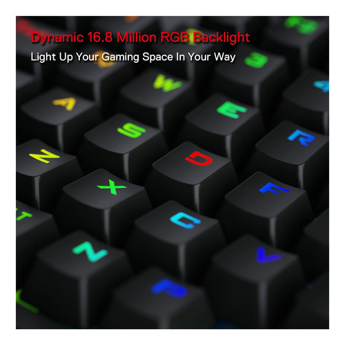 Redragon K585 Pro Teclado Mecánico Inalámbrico Con Una Sola