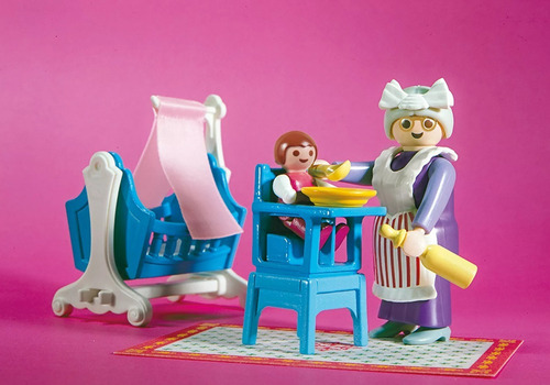 Playmobil 70893 Quarto Vitoriano Do Bebê - Dollhouse!