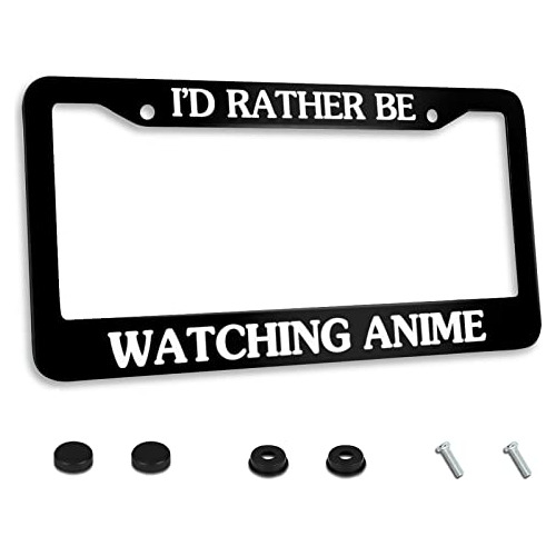 Personalized License Plate Frame Id Rather Be Watching ...