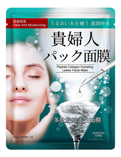 Mascarilla Hidratante Facial De Colágeno Peptídico Japonés P