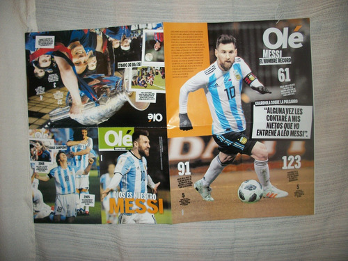 Revi Poster - Messi - Iniesta - Griezman - Neymar - Ronaldo (Usado)