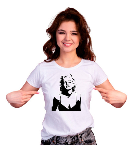 Remera Marilyn Monroe - Algodón 1ra Calidad