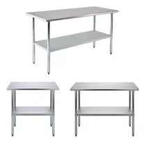 Comprar Mesas En Acero Inoxidable Cocina Restaurante 2 Peldaños