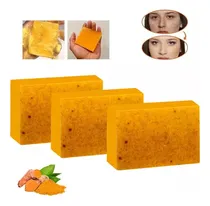 Comprar Para  Jabón Aclarante De Cúrcuma, Jabón Aclarante De 3pzs