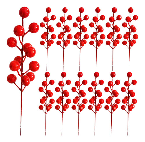 V Centros De Mesa Navideños, Guarnición De Frutos Rojos, 20