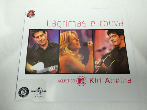 Cd Single Kid Abelha Acústico - Lágrimas E Chuva (Usado)