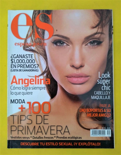 Angelina Jolie Revista Es 2007 Esposa Joven Josh Holloway 