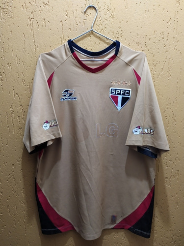 Camisa Do São Paulo Topper Dourada (Usado)
